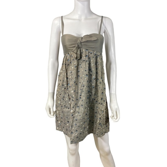 BCBG Brown/Tan Zip up Dress Size 0 - Picture 1 of 6